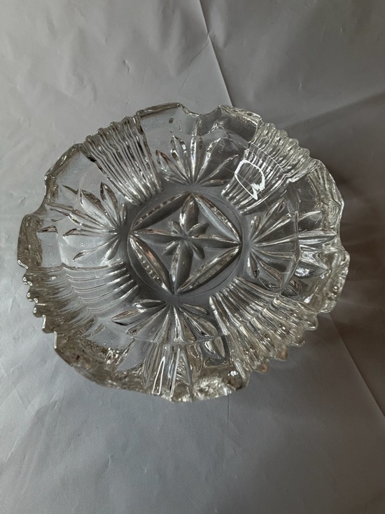 Other - Vintage Federal Glass Georgetown collection crystal ashtray - 4”